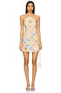 view 1 of 4 Lace Insert Mini Dress in Multi