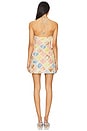view 3 of 4 Lace Insert Mini Dress in Multi