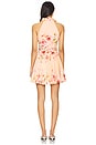 view 3 of 3 Short Dress With Buckle Belt in Peach Pink
