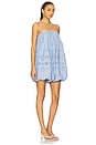 view 3 of 4 MINIVESTIDO BALONÊ in Powder Blue