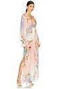 view 3 of 4 x REVOLVE Teien Caftan in Blue & Pink Floral