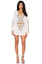view 4 of 4 Boho Mini Dress in Ivory