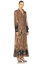 view 2 of 4 Long Dress in Green Multi