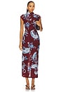 view 1 of 3 MAXI VESTIDO SIN MANGAS DRESS in Merlot