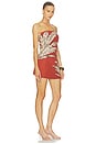 view 2 of 4 Strapless Mini Dress in Terracotta