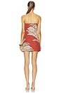 view 4 of 4 Strapless Mini Dress in Terracotta