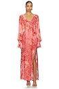 view 1 of 4 ROBE KAFTAN in Coral
