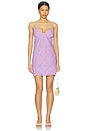 view 1 of 3 Strappy Mini Dress in Purple