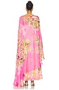 view 4 of 5 Ruched Cape Dress in Pink