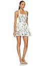 view 2 of 3 MINIVESTIDO CORSETED MINI DRESS in Ivory