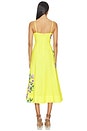 view 3 of 3 VESTIDO MIDI PANELED MIDI DRESS in Yellow