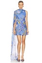 view 1 of 4 MINIVESTIDO SASH MINI DRESS in Blue