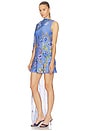 view 3 of 4 MINIVESTIDO SASH MINI DRESS in Blue