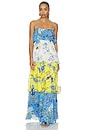 view 1 of 3 MAXIVESTIDO TIERED MAXI DRESS in Multi