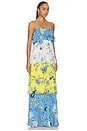 view 2 of 3 MAXIVESTIDO TIERED MAXI DRESS in Multi