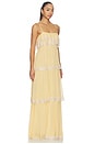 view 2 of 4 MAXIVESTIDO TIERED MAXI DRESS in Yellow