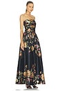 view 2 of 3 Ruched Long Dress in Black