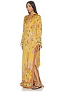view 4 of 4 Maxi Kaftan With Belt in Gold