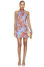 view 1 of 3 Halter Mini Dress in Multi