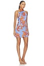 view 2 of 3 Halter Mini Dress in Multi