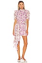 view 1 of 3 x REVOLVE Floral Mini Dress in Pink in Purple