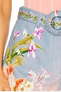 view 6 of 6 SHORTS COM CINTO DE FIVELA in Pink Blue Mix