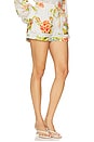 view 2 of 6 Printed Short With Lace in Multi