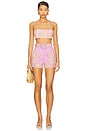 view 5 of 6 SHORTS COM CINTO DE FIVELA in Lilac