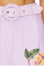 view 6 of 6 Shorts With Buckle Belt in Purple