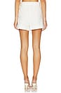 view 4 of 6 Shorts With Buckle Belt in White