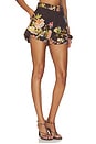 view 2 of 6 SHORTS SHORTS WITH BUCKLE BELT in Brown