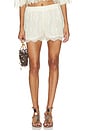 view 1 of 6 Waist Elasticated Shorts in Eggshell