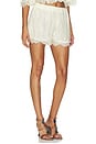 view 2 of 6 Waist Elasticated Shorts in Eggshell