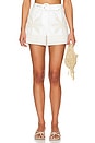 view 1 of 5 Belted Shorts in White