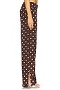 view 3 of 6 Pant in Brown & White