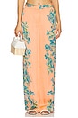 view 1 of 6 Straight Pants With Buckle Belt in Pink Blue Mix