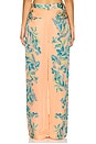 view 4 of 6 Straight Pants With Buckle Belt in Pink Blue Mix