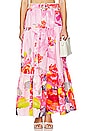 view 1 of 4 Belted Maxi Skirt in Pink Floral