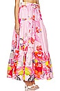 view 2 of 4 Belted Maxi Skirt in Pink Floral