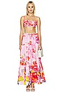 view 4 of 4 Belted Maxi Skirt in Pink Floral