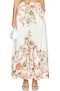 view 1 of 4 Maxi Skirt in White Floral