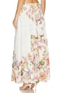 view 3 of 4 Maxi Skirt in White Floral