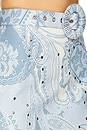view 6 of 6 Mini Skirt With Buckle Belt in Powder Blue