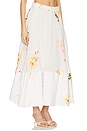 view 2 of 6 Midi Skirt in Ivory Floral