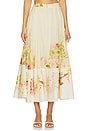 view 1 of 6 Midi Skirt in Ivory Floral