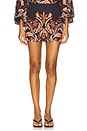 view 1 of 6 Mini Skirt in Brown