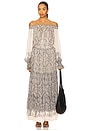 view 5 of 6 Tiered Maxi Skirt in Eggshell