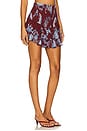 view 2 of 6 Mini Skirt in Merlot