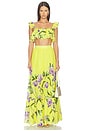 view 5 of 6 FALDA MAXI PINTUCK in Yellow
