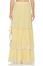 view 1 of 6 Pintuck Maxi Skirt in Yellow